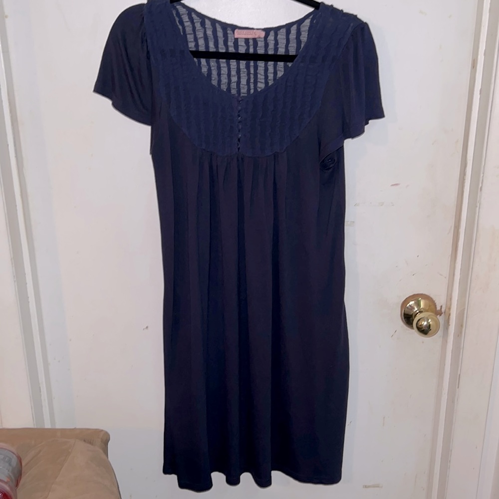 🌞 Juicy Couture navy blue dress, vintage Y2K, size: Large